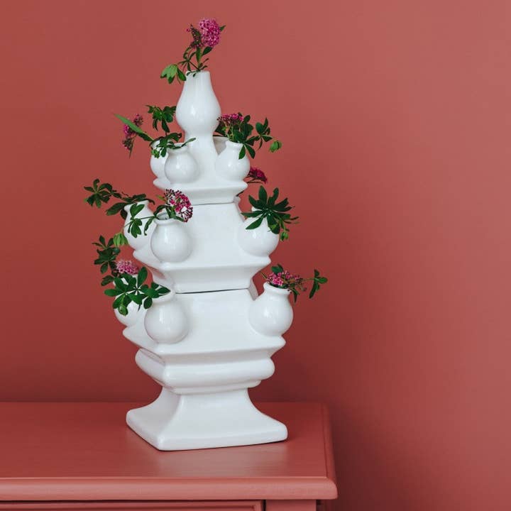 Tulip Vase 3-piece White - Image 2