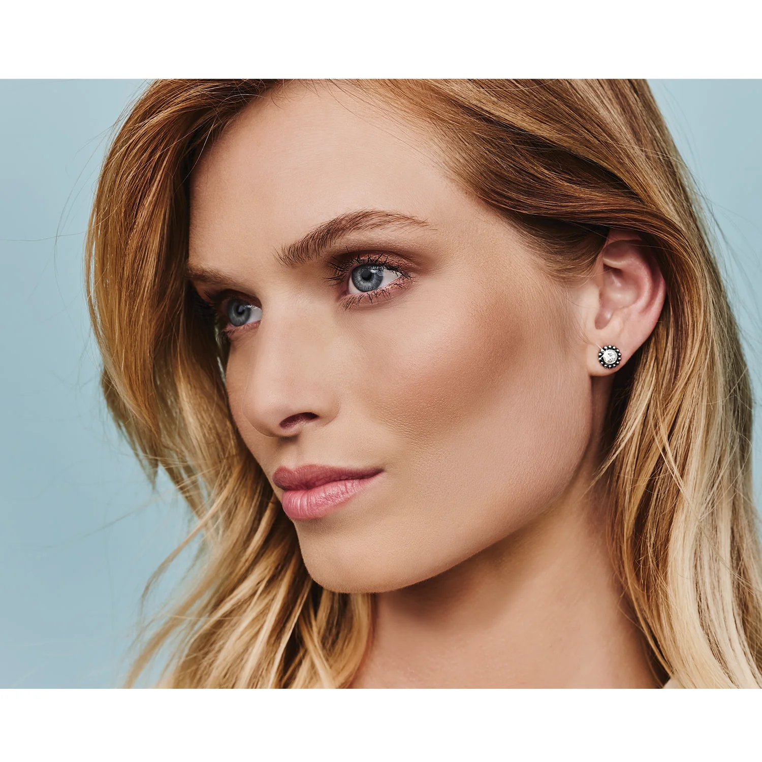 Twinkle Mini Post Earrings - Silver - Image 3