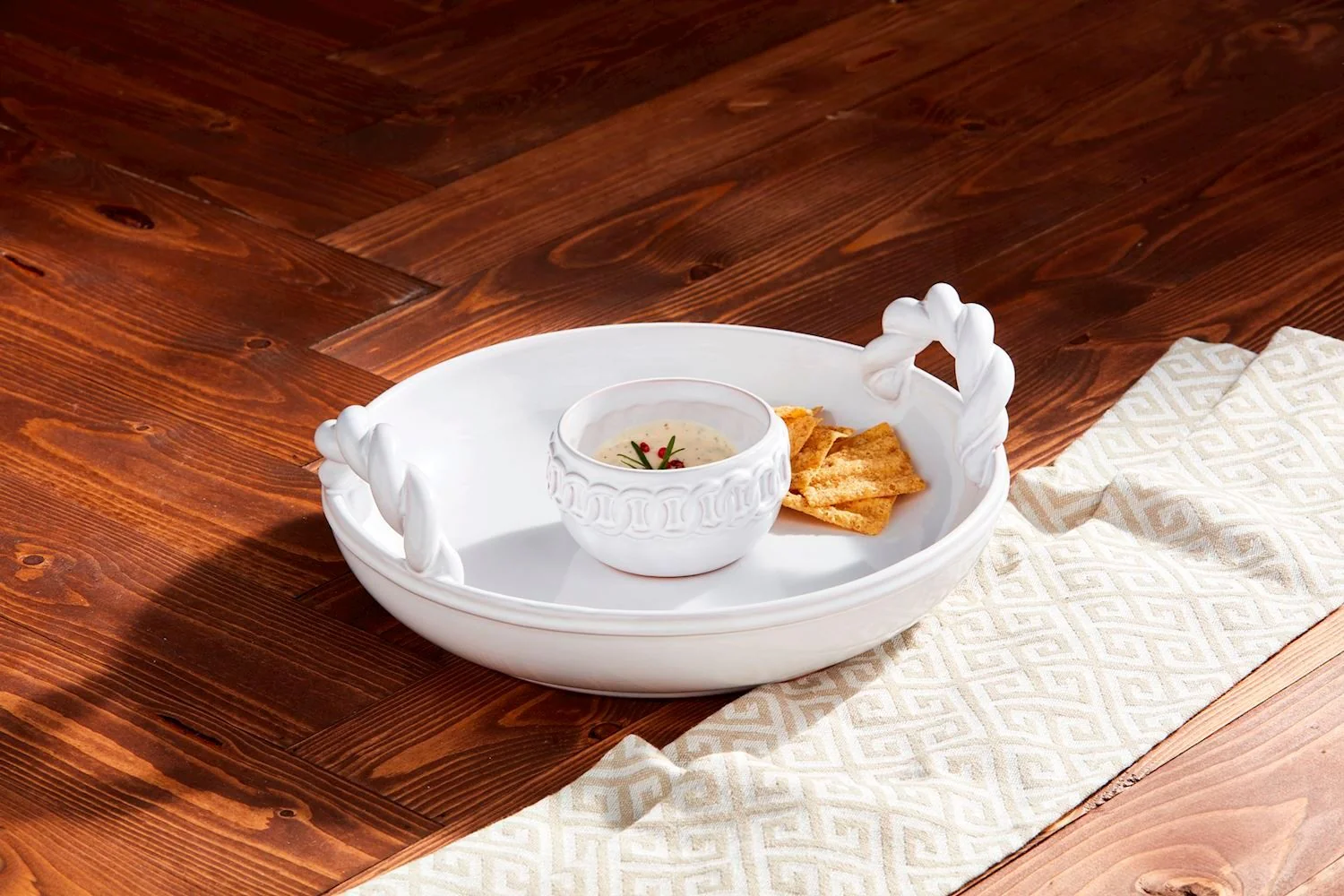 Twisted Handle Chip & Dip Set - Image 2