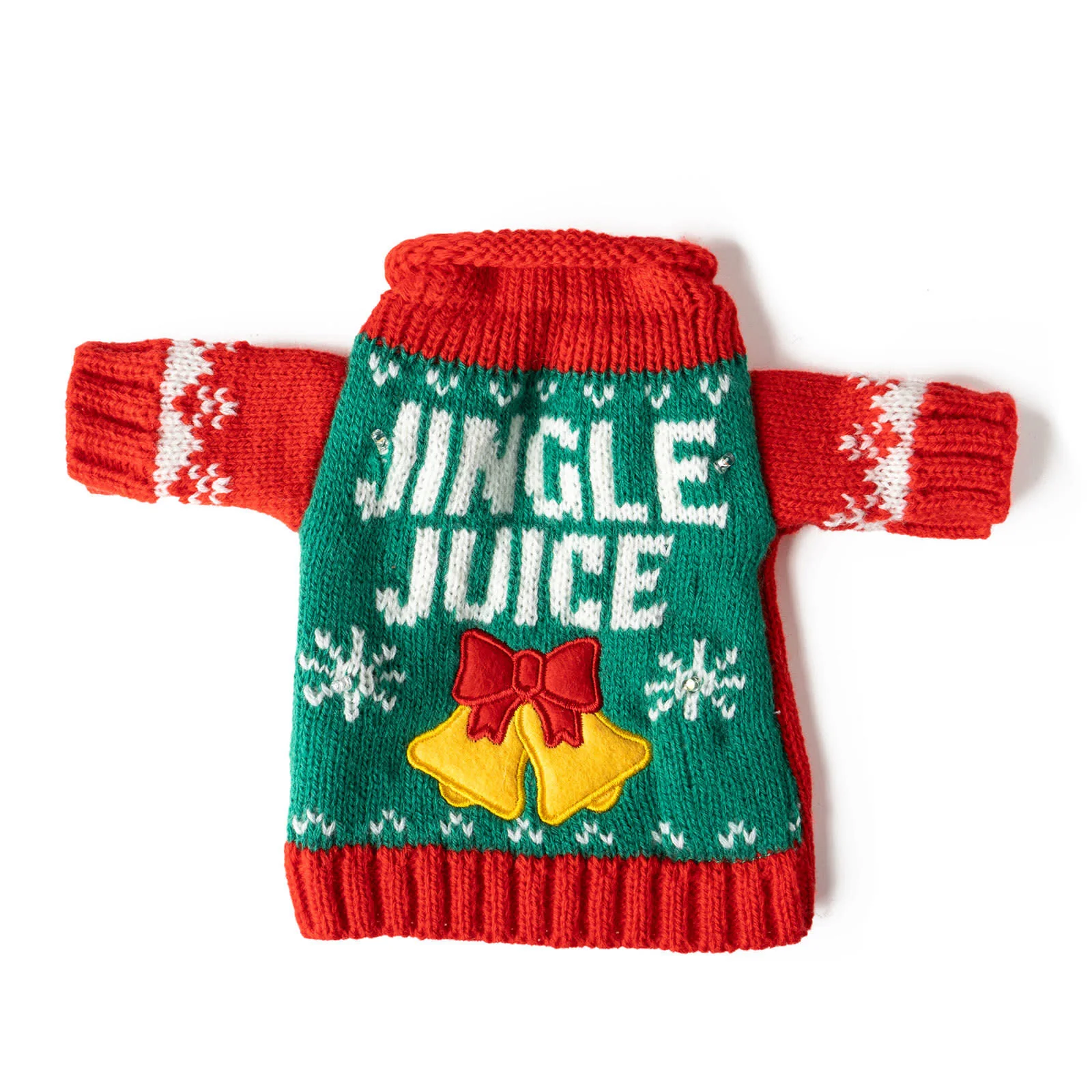 Uncle Bob’s Light-Up Wine & Bottle Sweater - Image 2