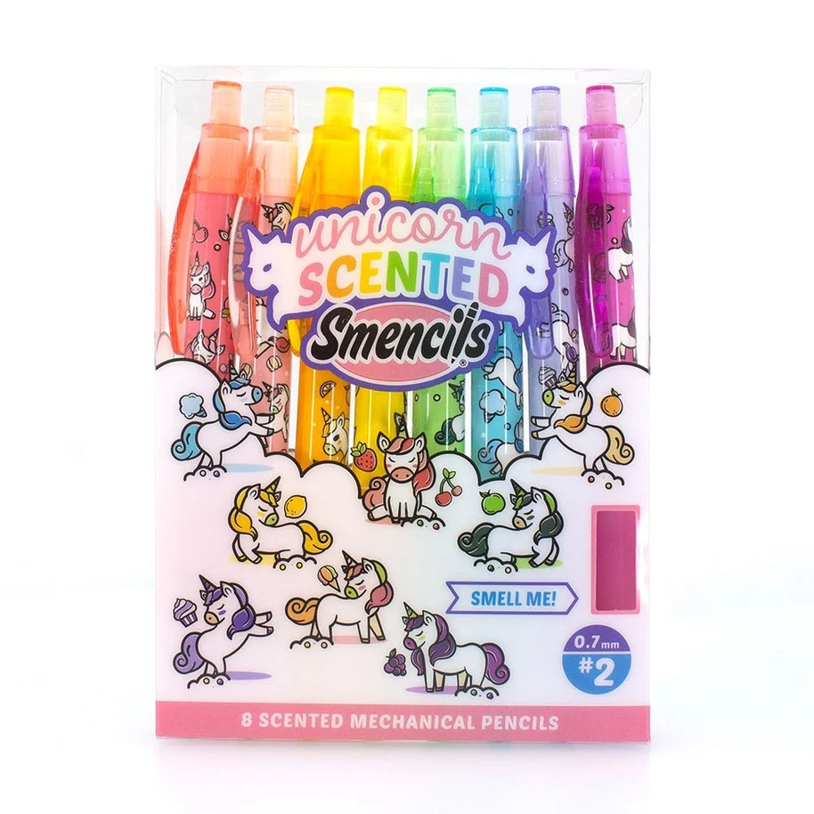 Unicorn Mechanical Smencils - Scented Mechanical Pencils - Sold as Set