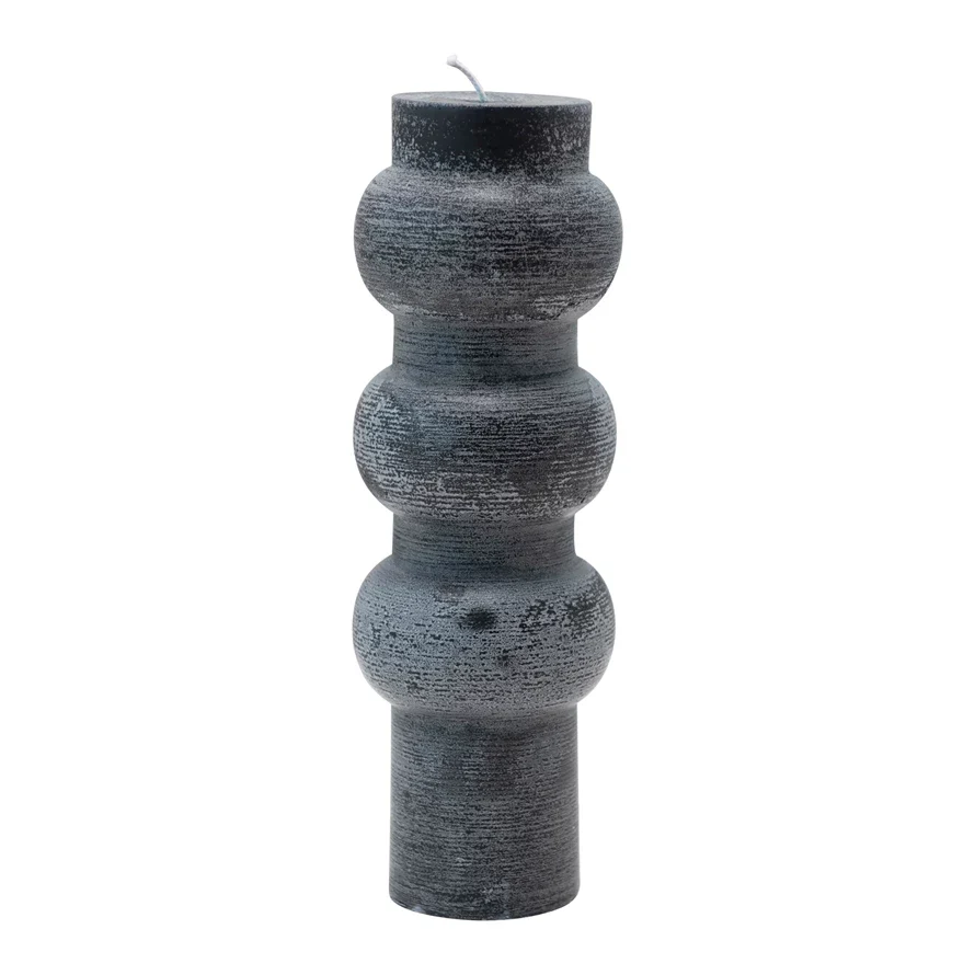 Unscented Totem Pillar Candle