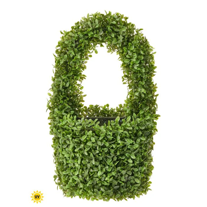 Uv Boxwood Wall Pocket 18”