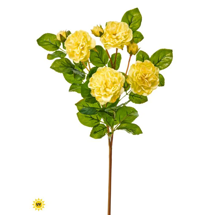 Uv Natural Touch Rose Plant 17”