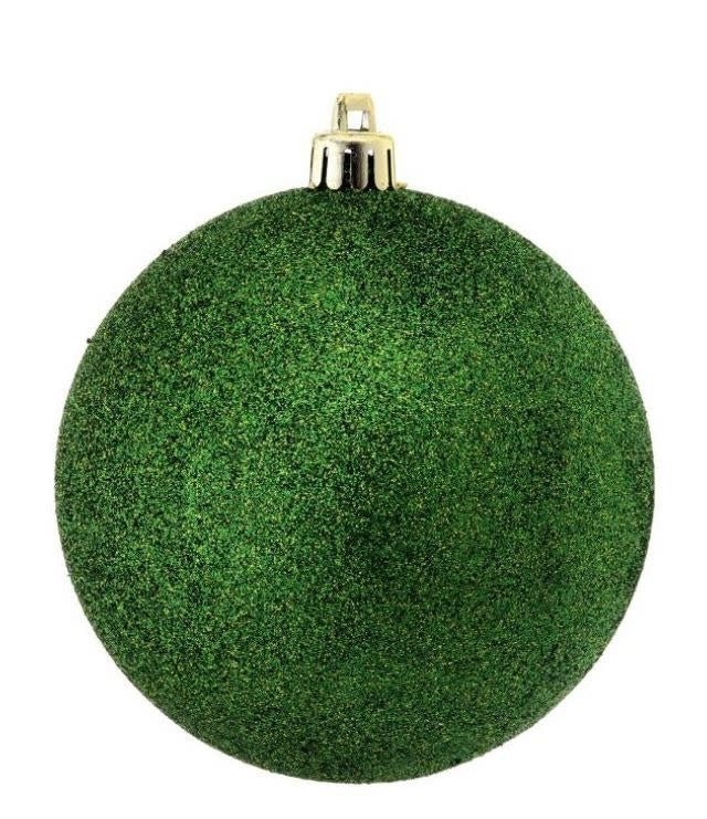 Vacuum Plate Glitter Ball 5.5" Ornament - Image 2