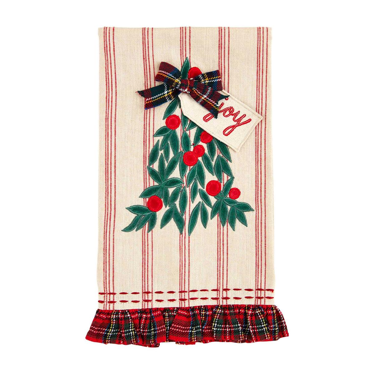 Velvet Applique Ruffle Towel - Image 2