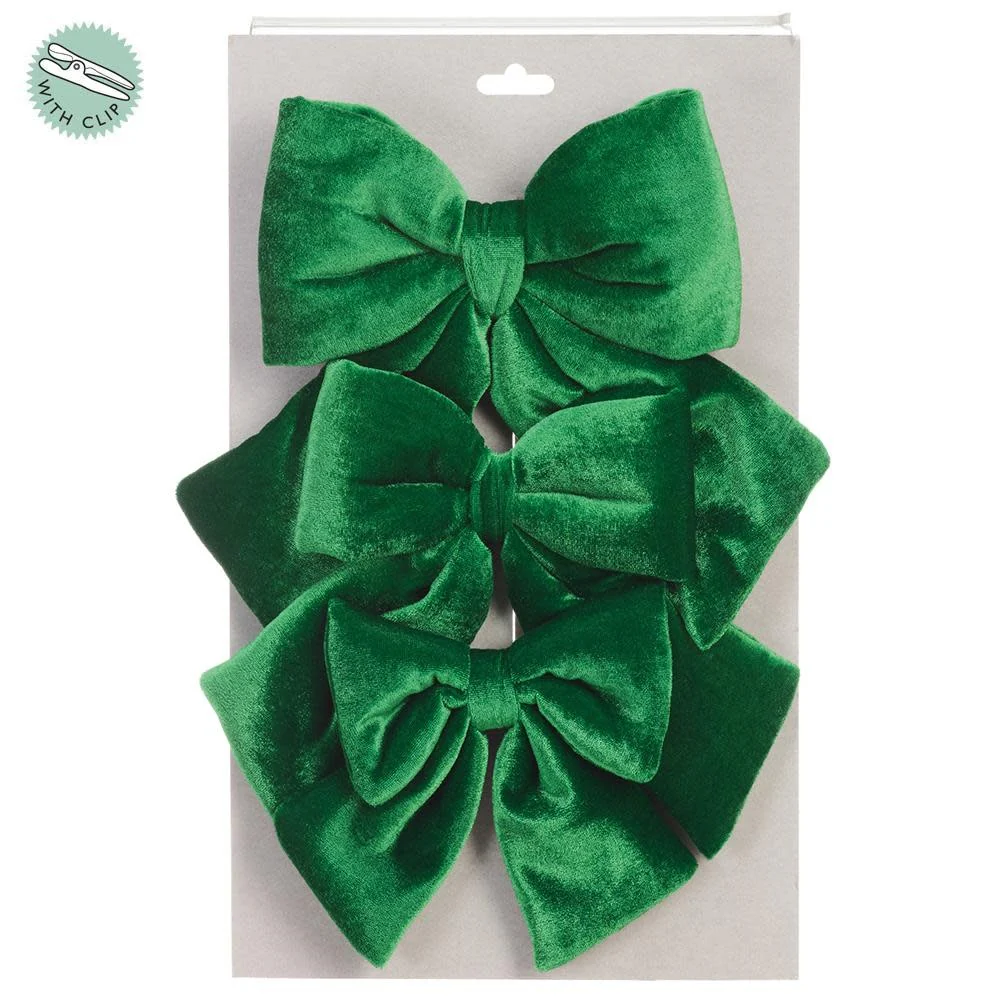 Velvet Bow with Clip Set - Image 3