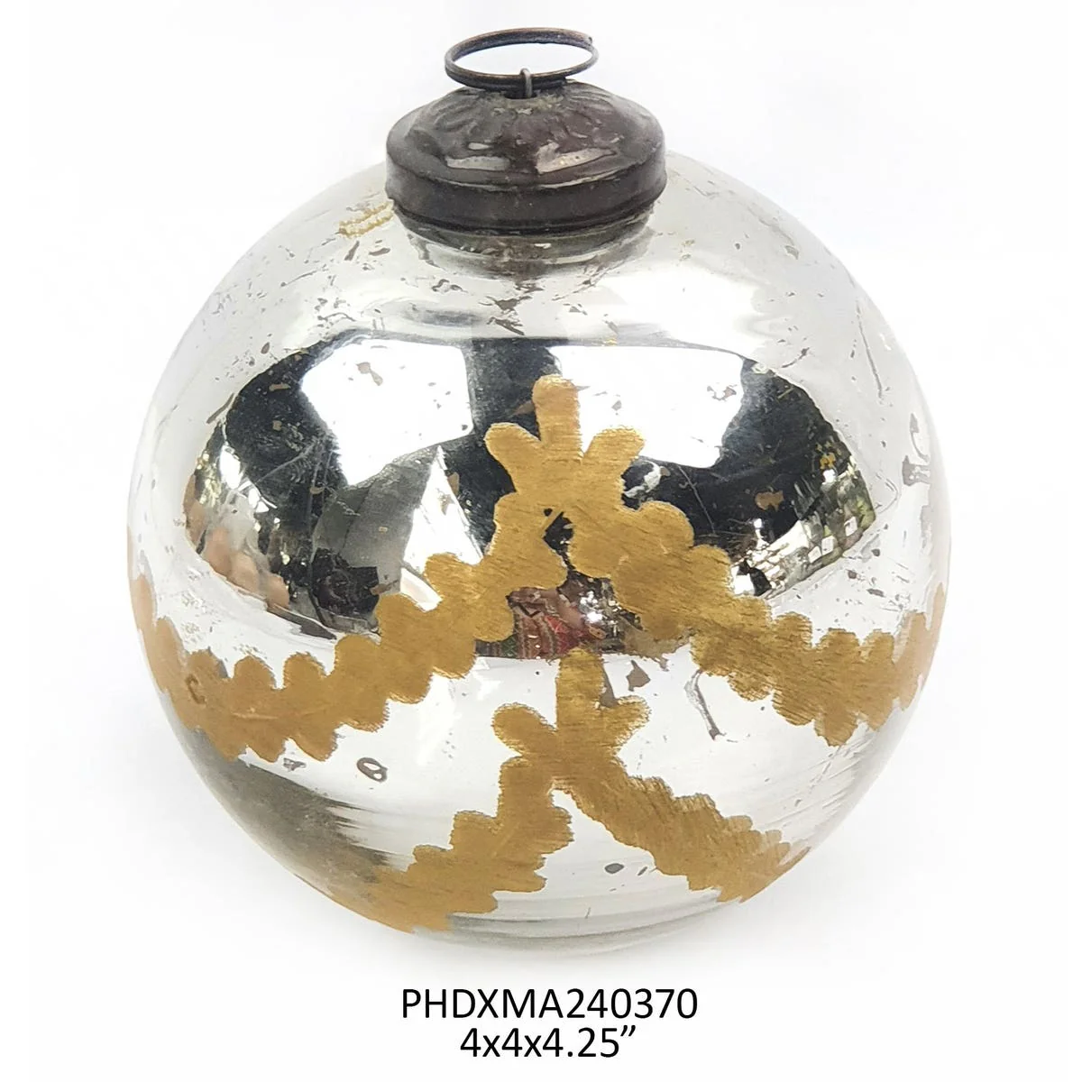 Venetian Glass Ball Ornament - Image 3