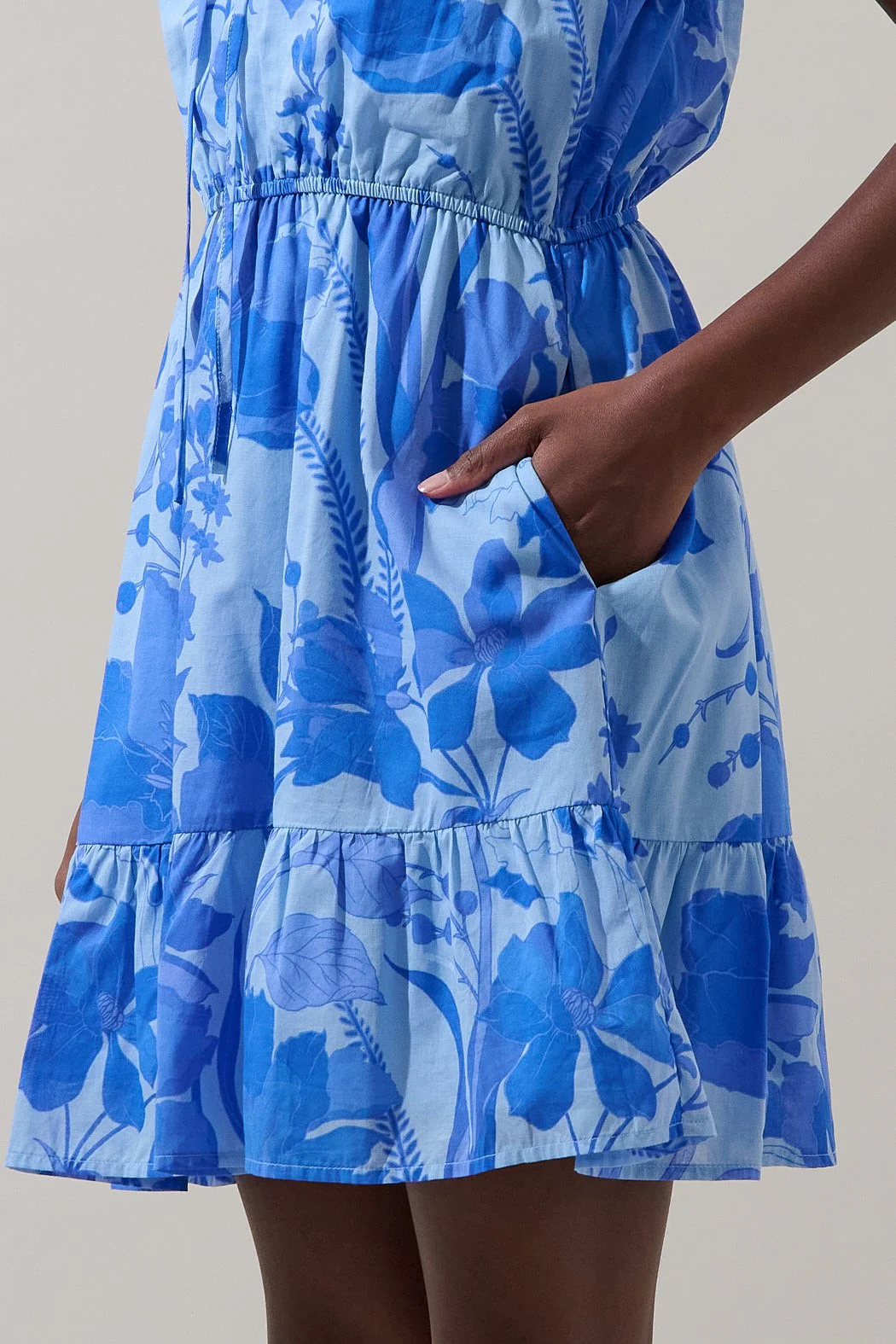 Veran Floral Sardy Mini Dress - Image 4