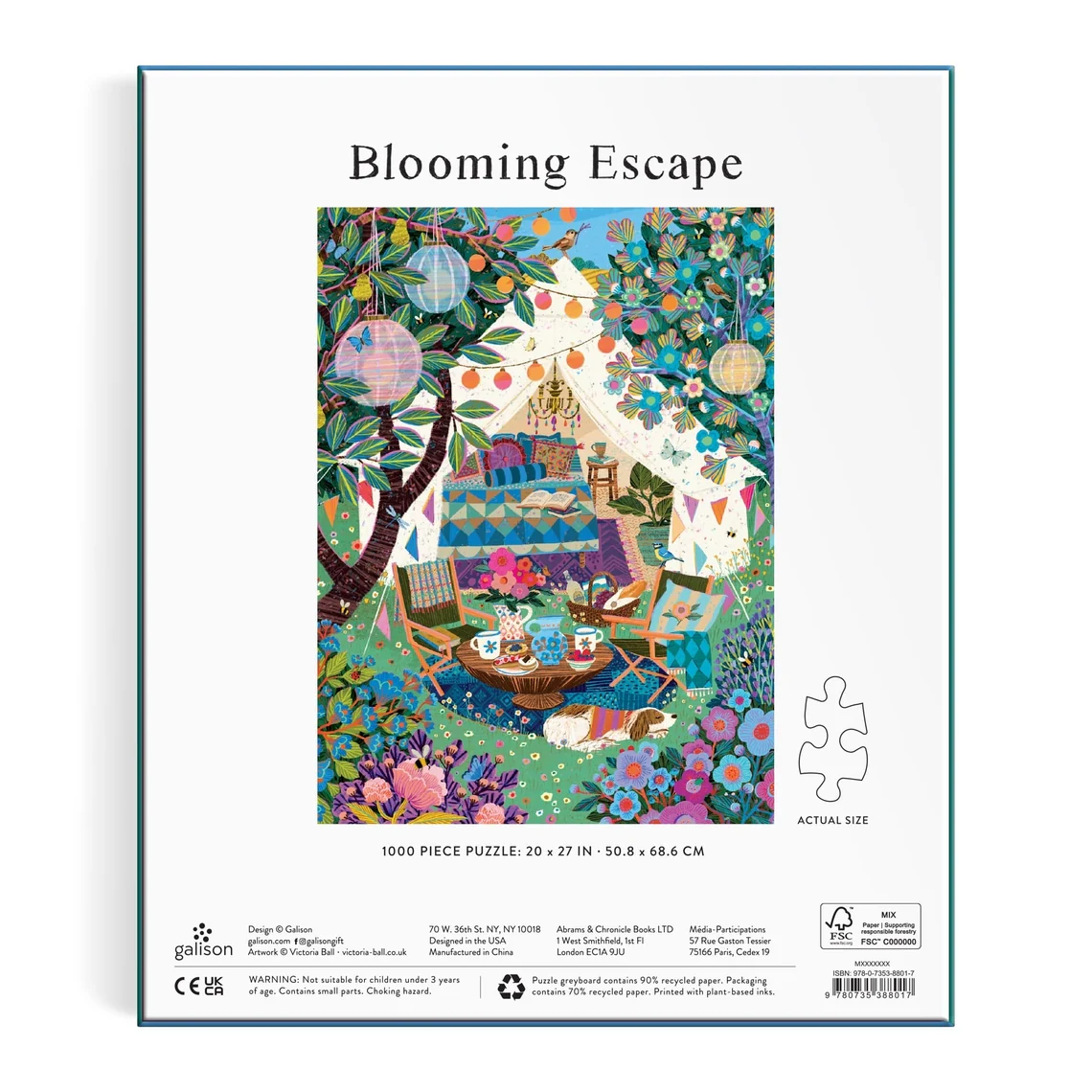Victoria Ball Blooming Escape 1000 Piece Puzzle - Image 3