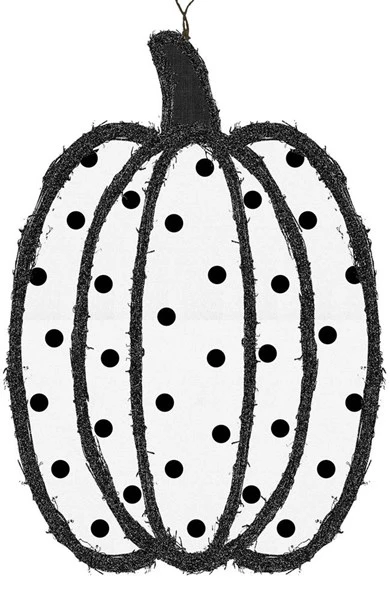 Vine/Fabric Pumpkin
