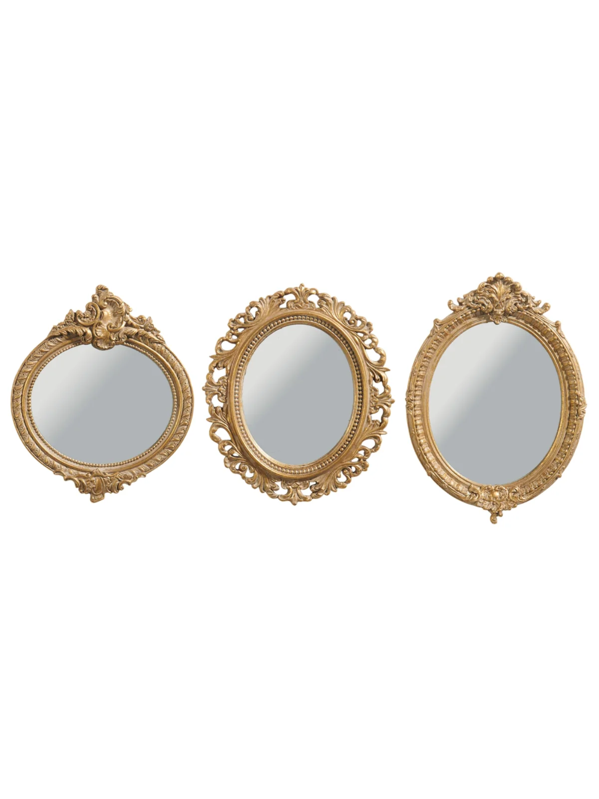 Vintage Gold Mirror - Sold Individually