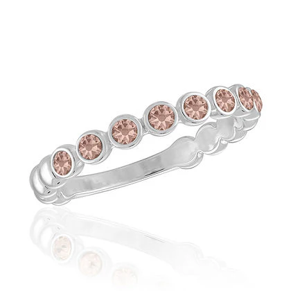 Vintage Rose Infinity Stack Ring - Image 3