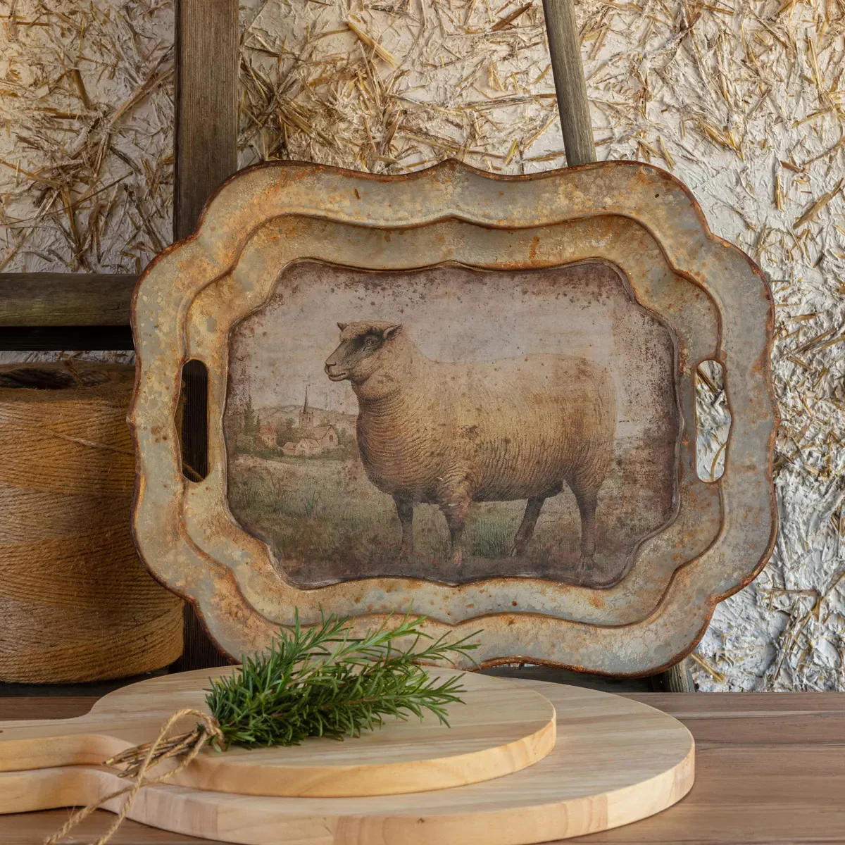 Vintage Sheep Tray - Image 2