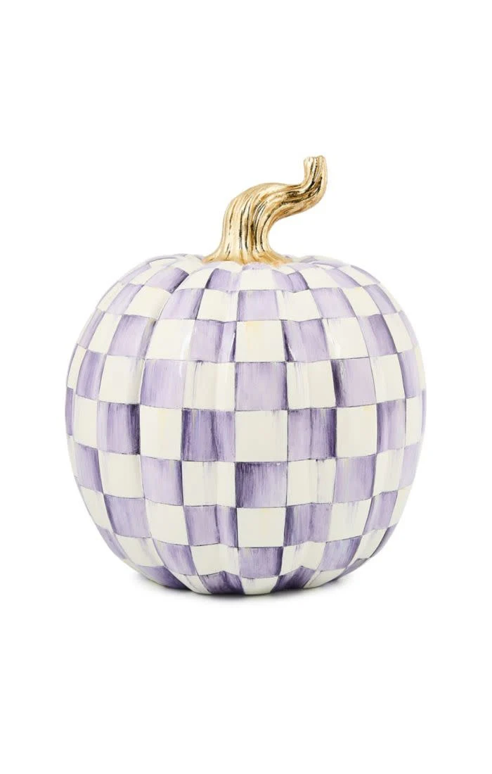 Violet Check Large Pumpkin - Image 2