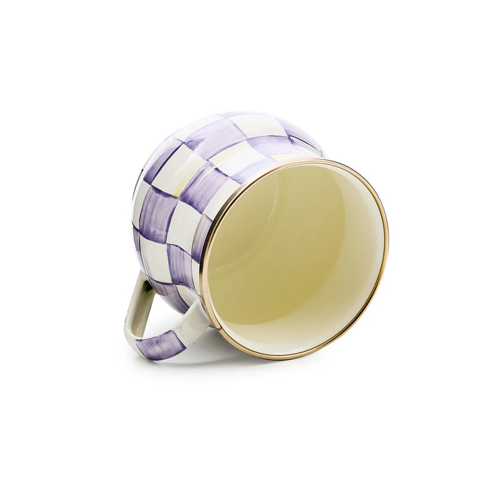 Violet Check Mug - Image 2