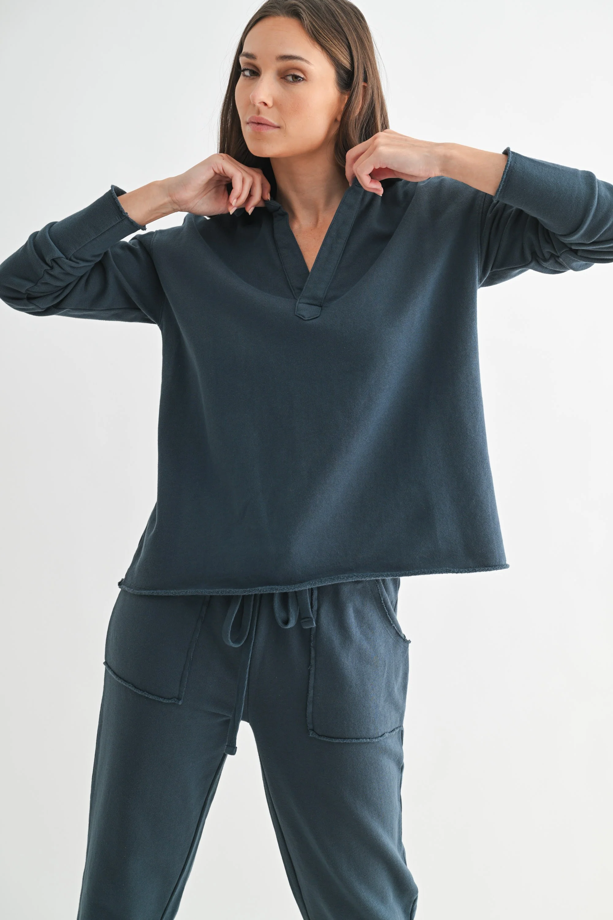 Virginia Malibu Vintage Henley Tee - Image 13
