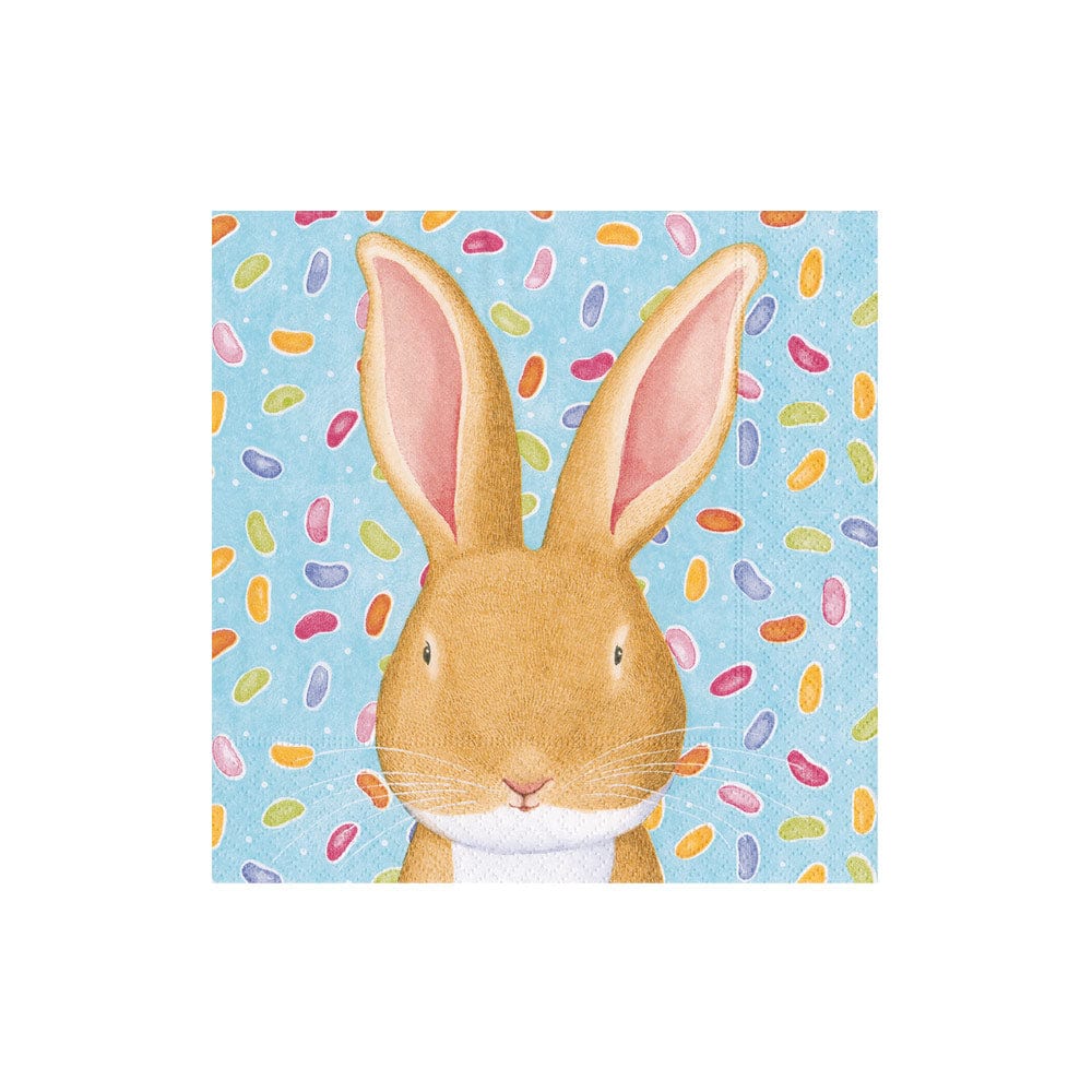 Wabbit Blue Recycled Cocktail Napkin