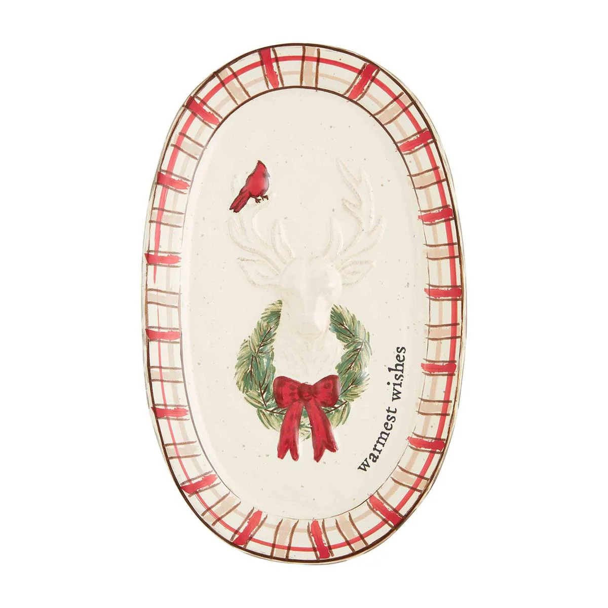 Warmest Wishes Deer Platter
