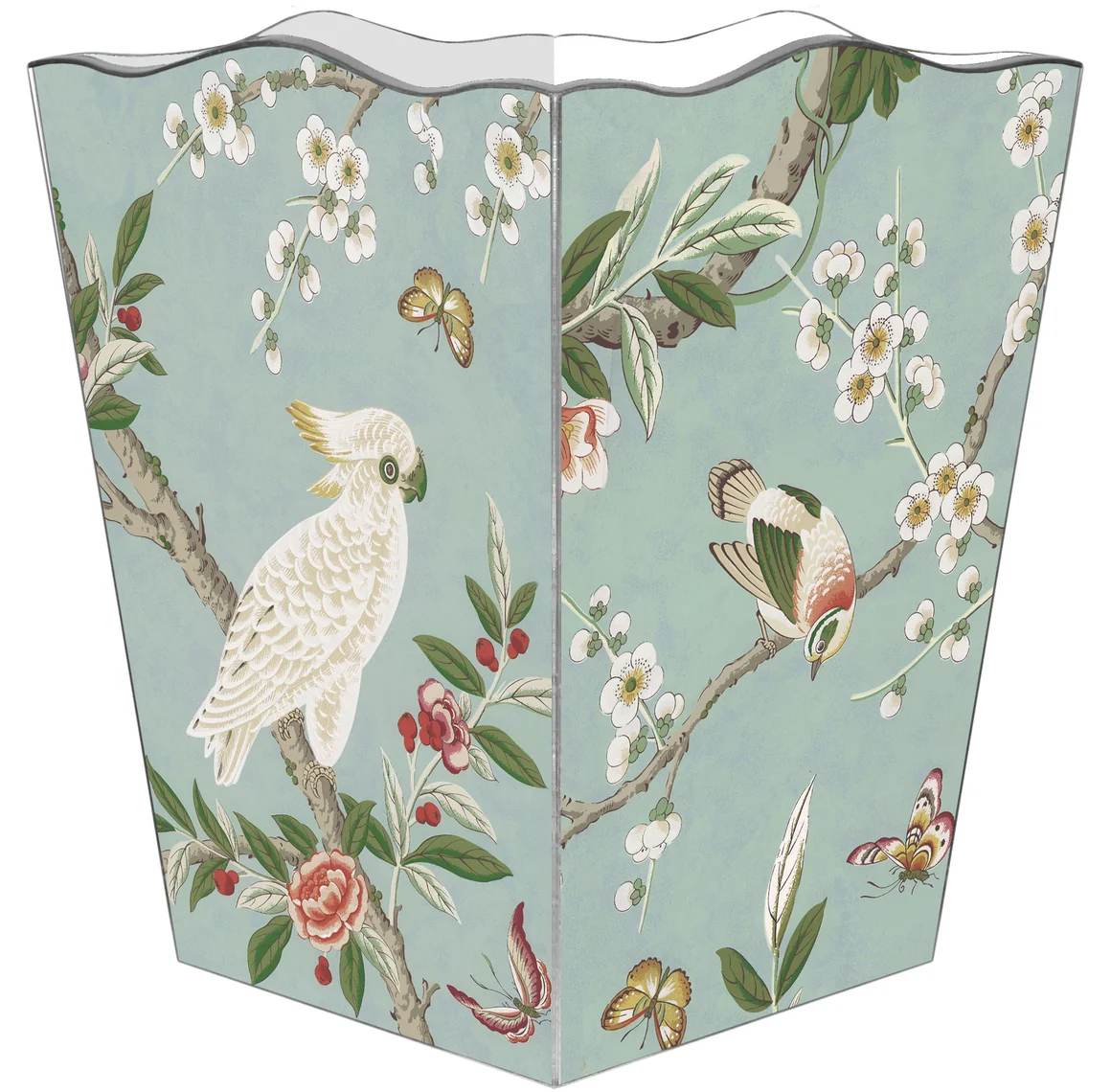 Wastepaper Basket Scalloped Top - Image 22