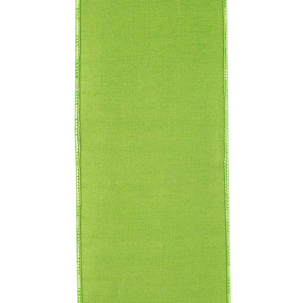 Watercolor Check Deluxe Dupioni Backed Wired Edge Ribbon - Image 2