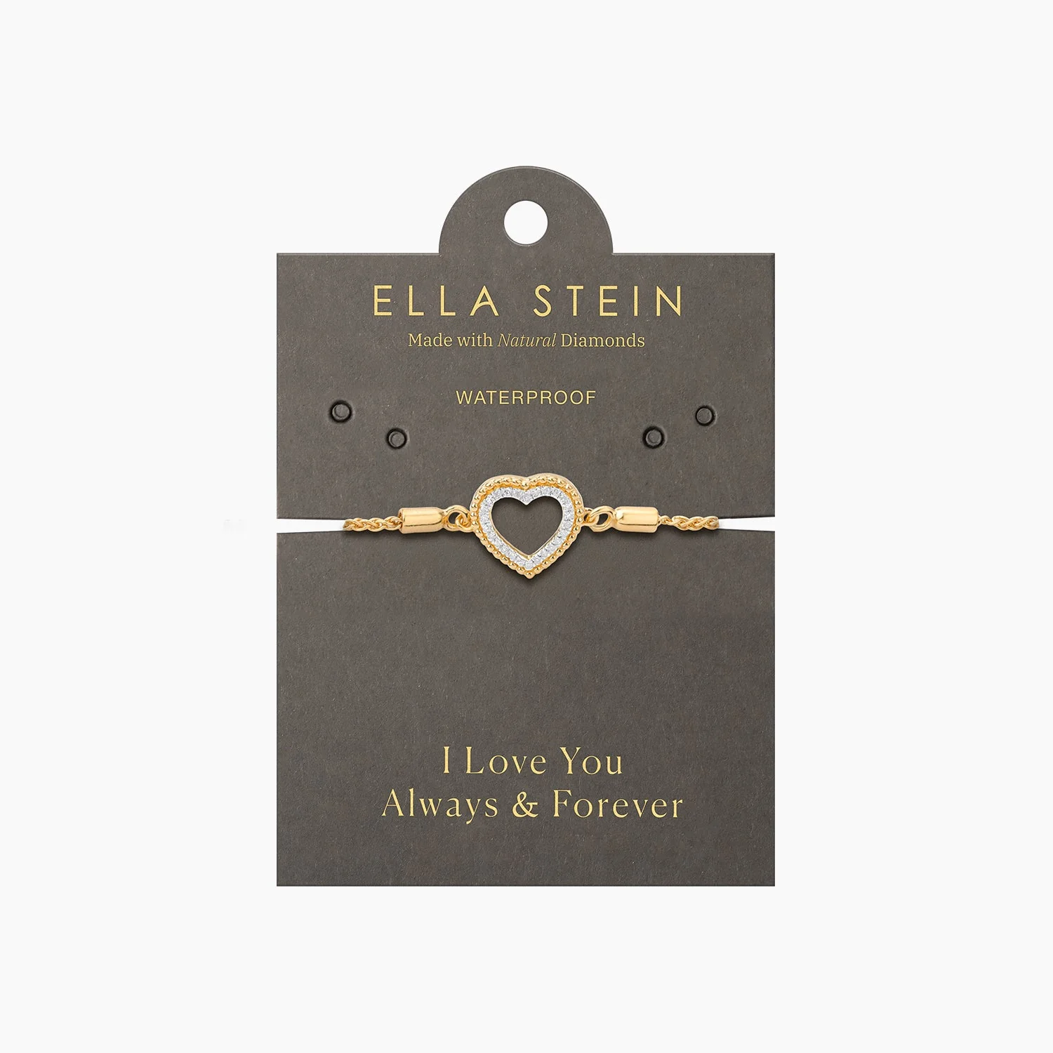 Waterproof Beaded Heart Bolo Bracelet - Image 2