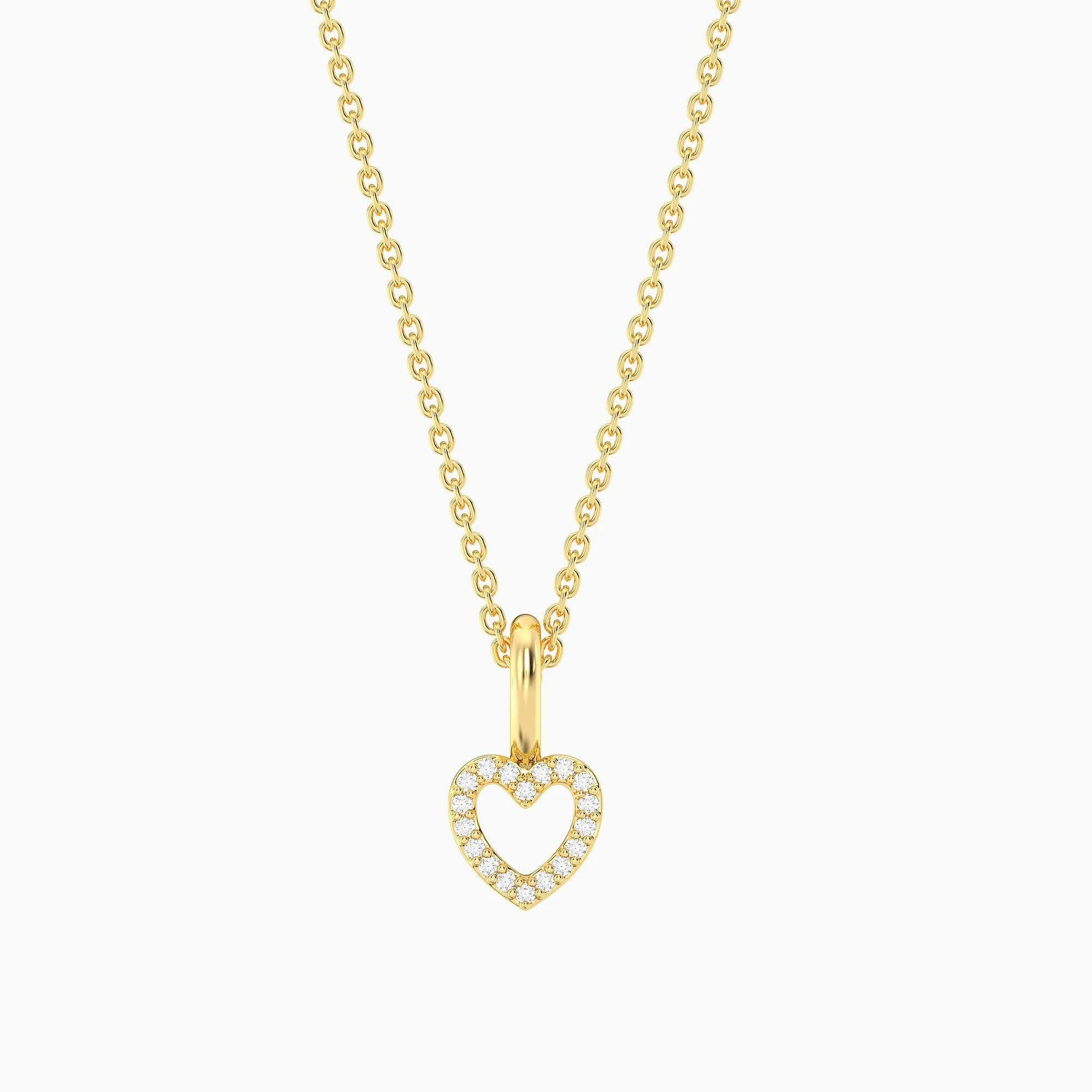 Waterproof Petite Heart Pendant Necklace