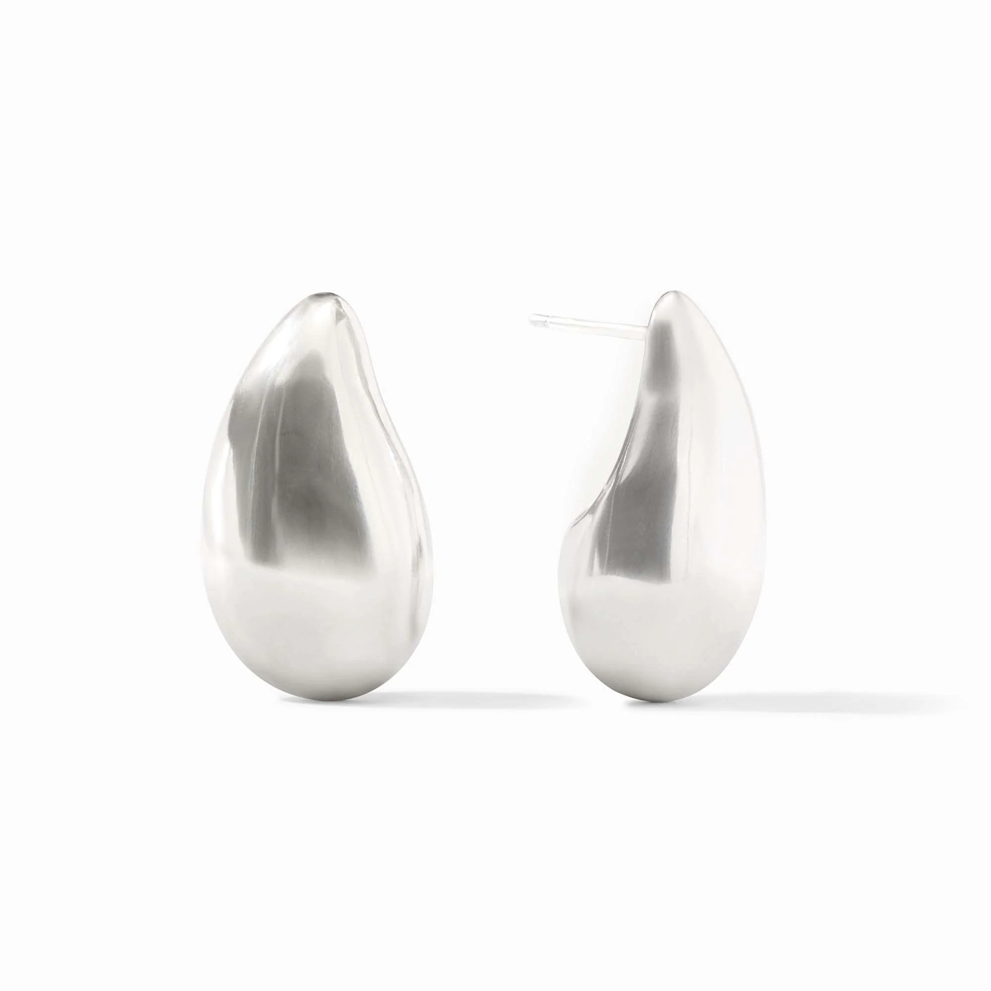 Wave Earring Silver - Image 2