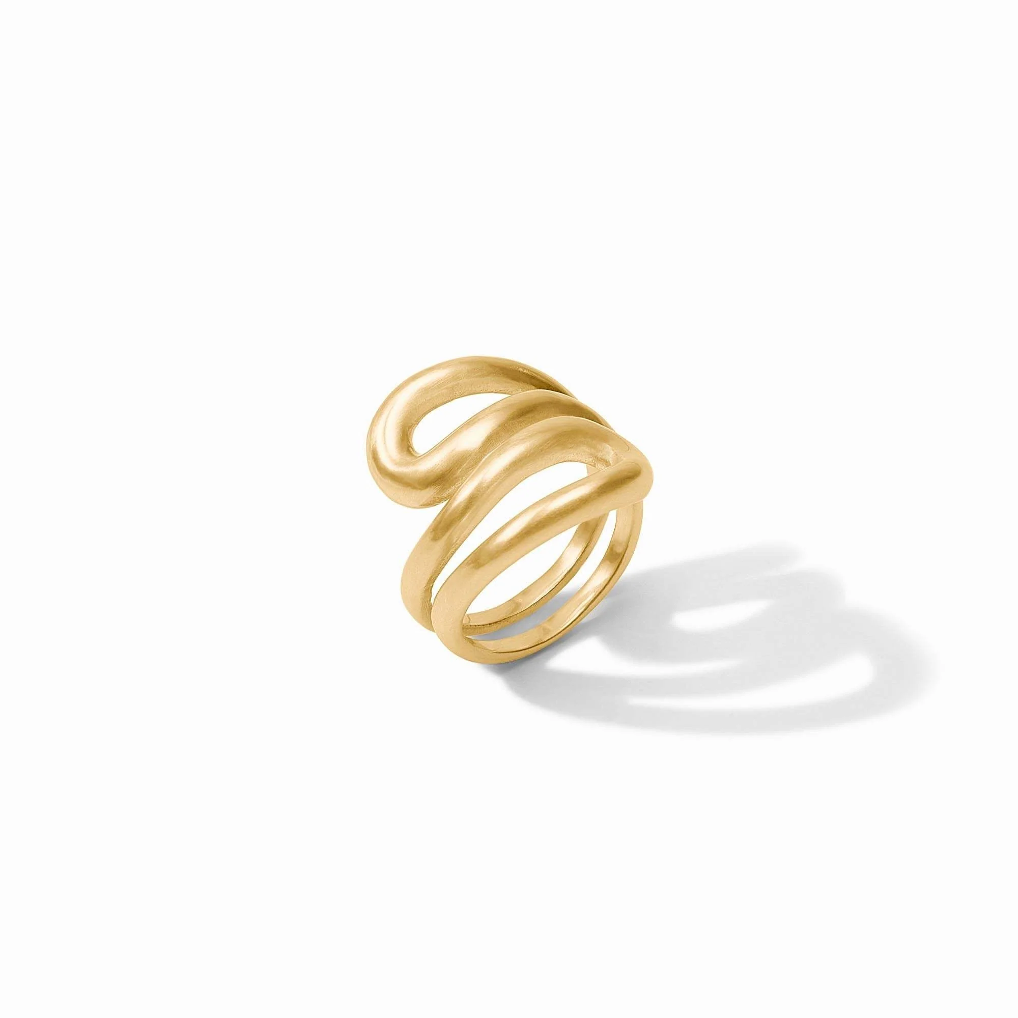 Wave Wrap Ring Gold - Image 2