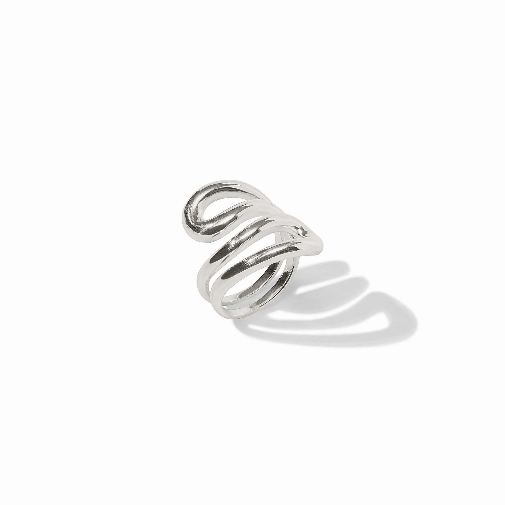Wave Wrap Ring Silver - Image 2