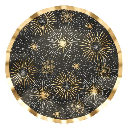 Wavy Celebrate Good Times Dinner Plate