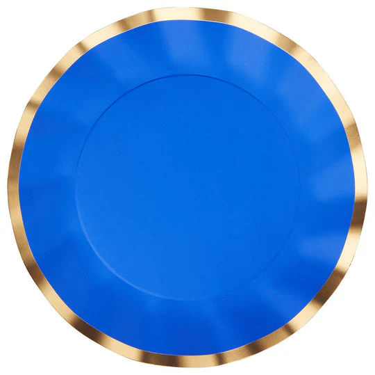 Wavy Dinner Plate Everyday Blue