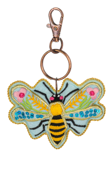 Whimsy Embroidered & Beaded Purse Charms - Image 2