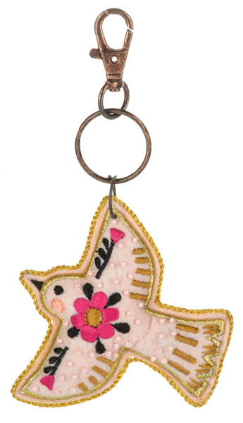Whimsy Embroidered & Beaded Purse Charms - Image 3