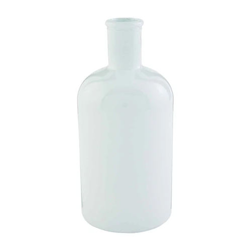 White Bottleneck Vase