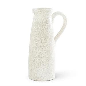 White Ceramic Crackled Pitchers - Image 4