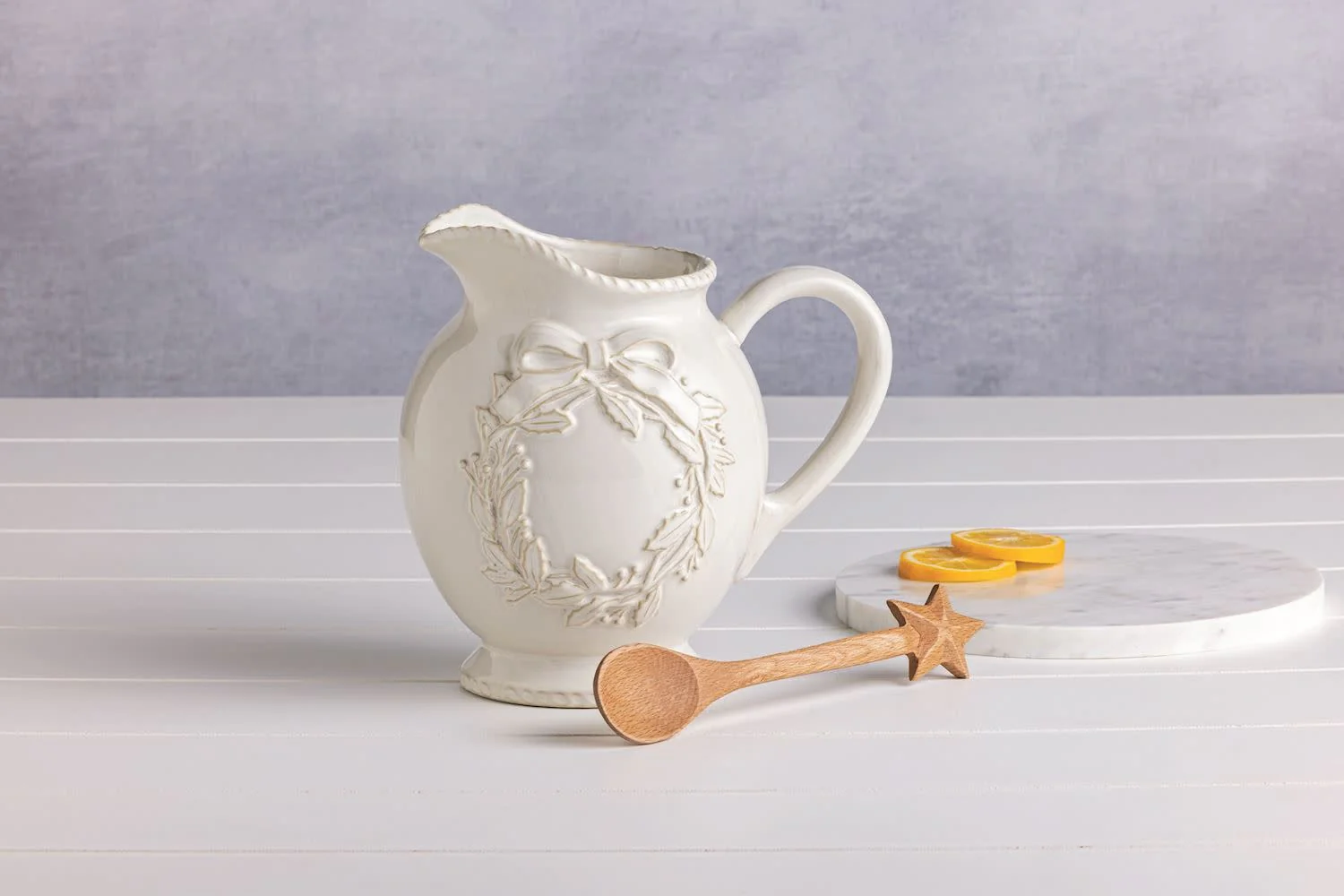 White Christmas Pitcher Set - Image 2