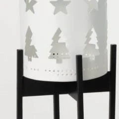 WHITE CUTOUT CANDLEHOLDER - Image 2