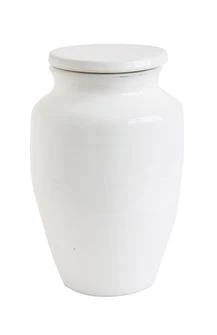 White Terra Cotta Cachepot