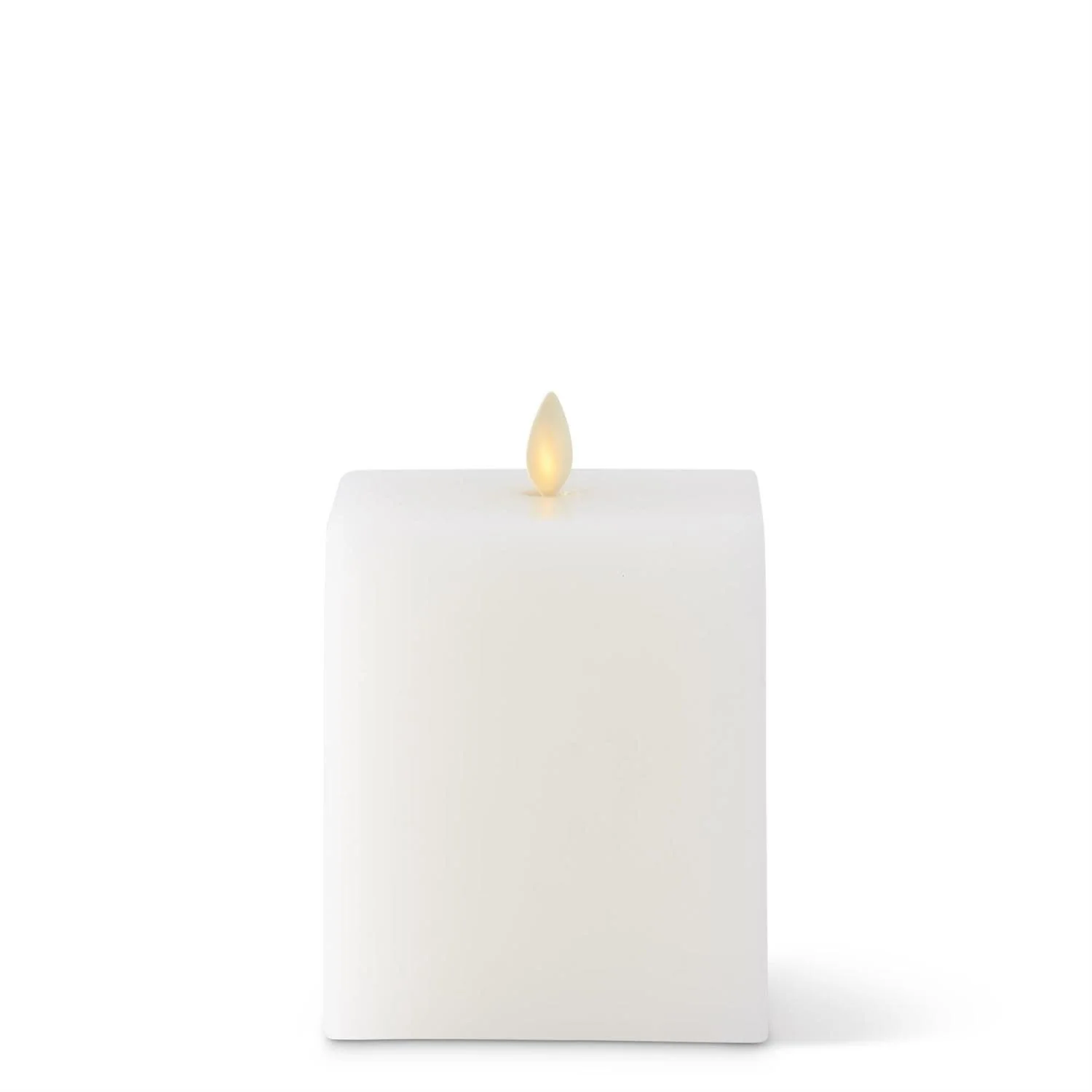 White Wax Luminara Indoor Square Candles - Image 4