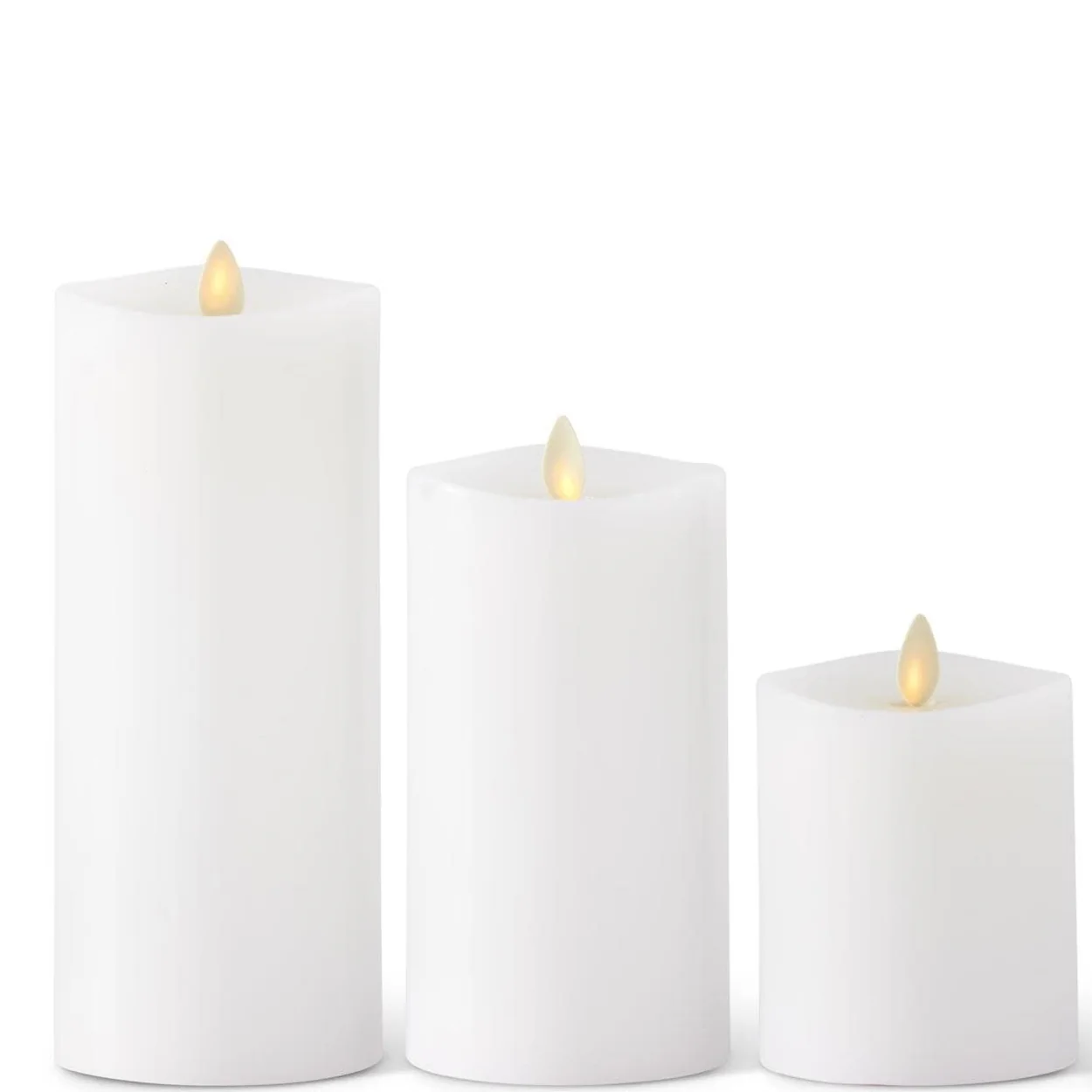 White Wax Luminara Indoor Candles