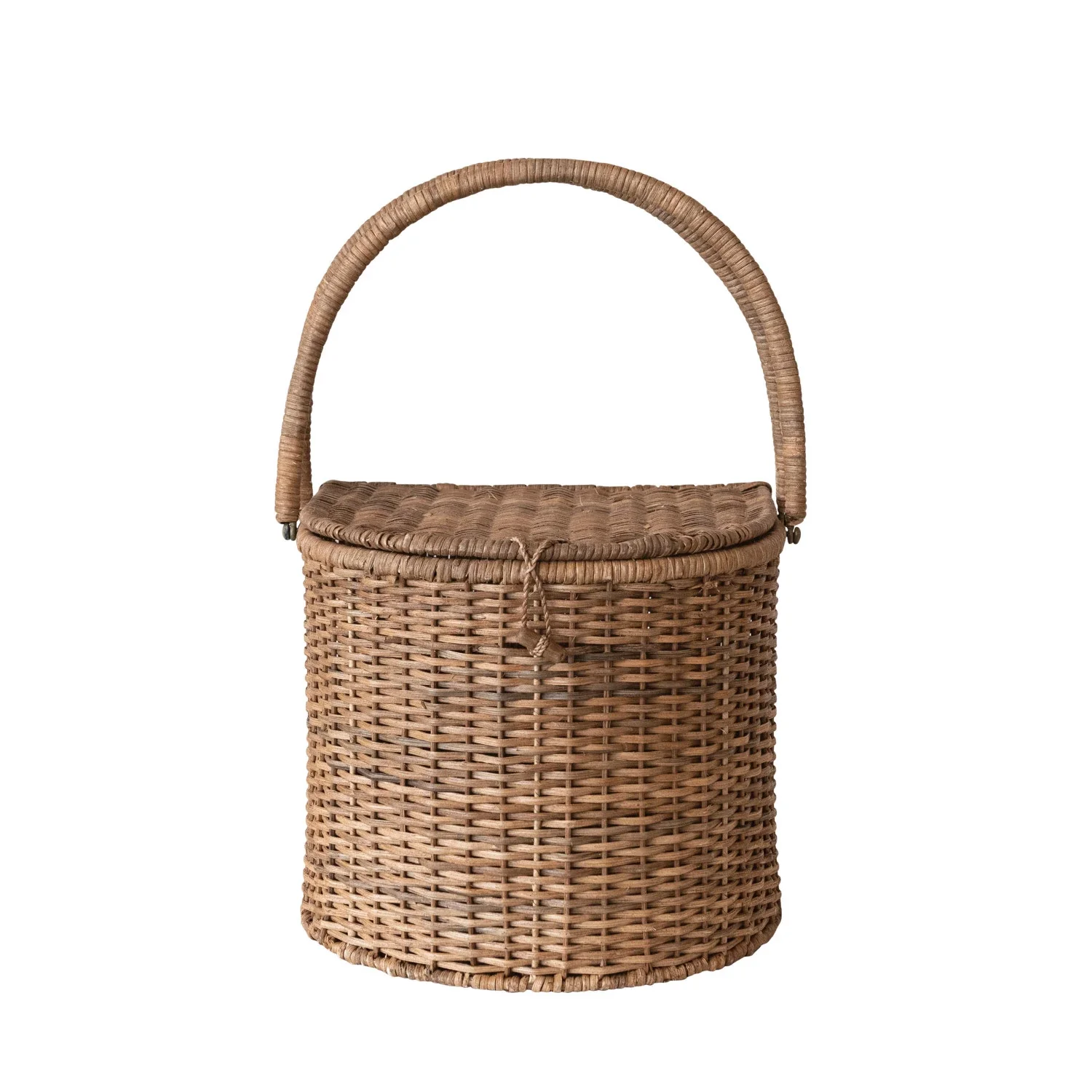 Wicker Picnic Basket with Handles - Image 4