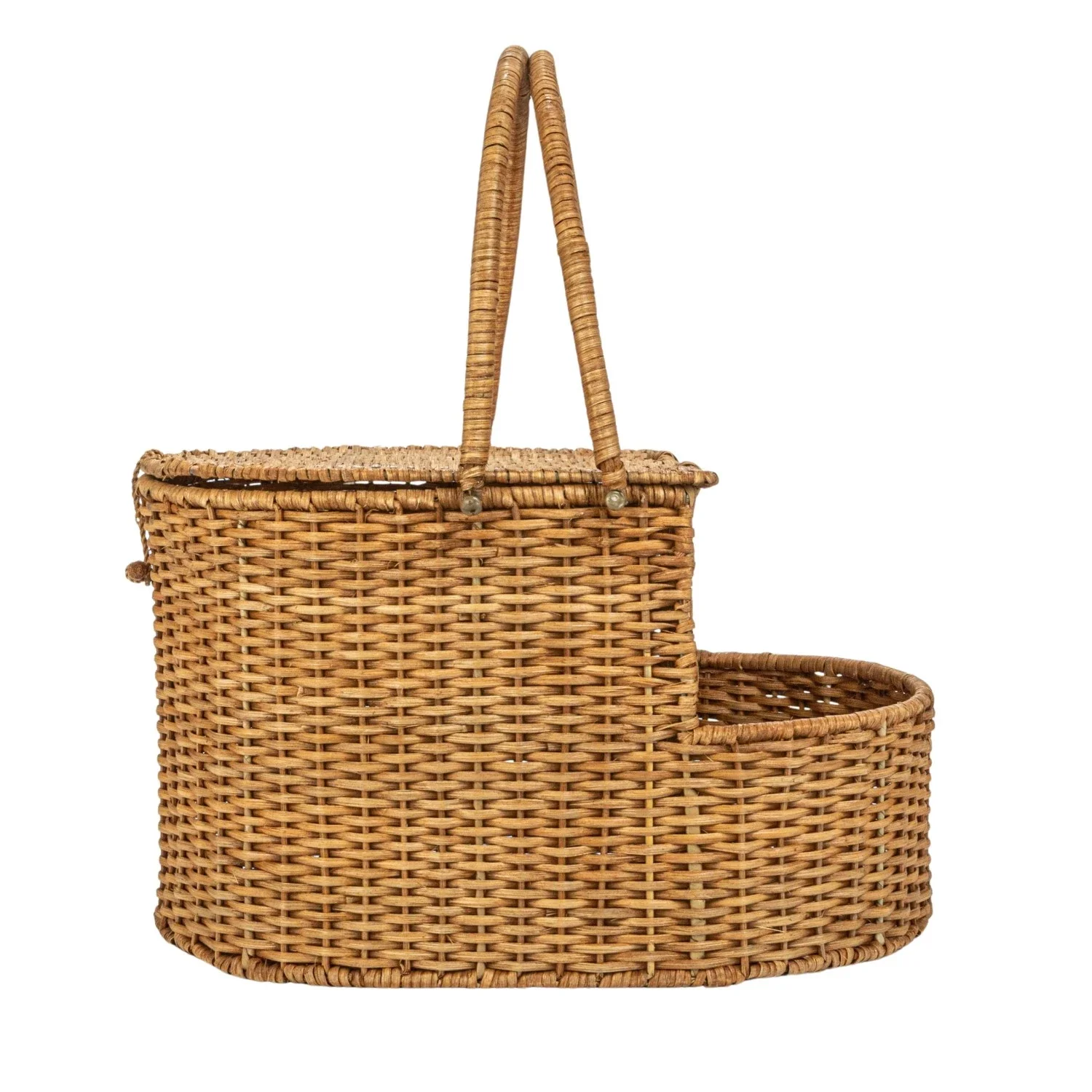 Wicker Picnic Basket with Handles - Image 5