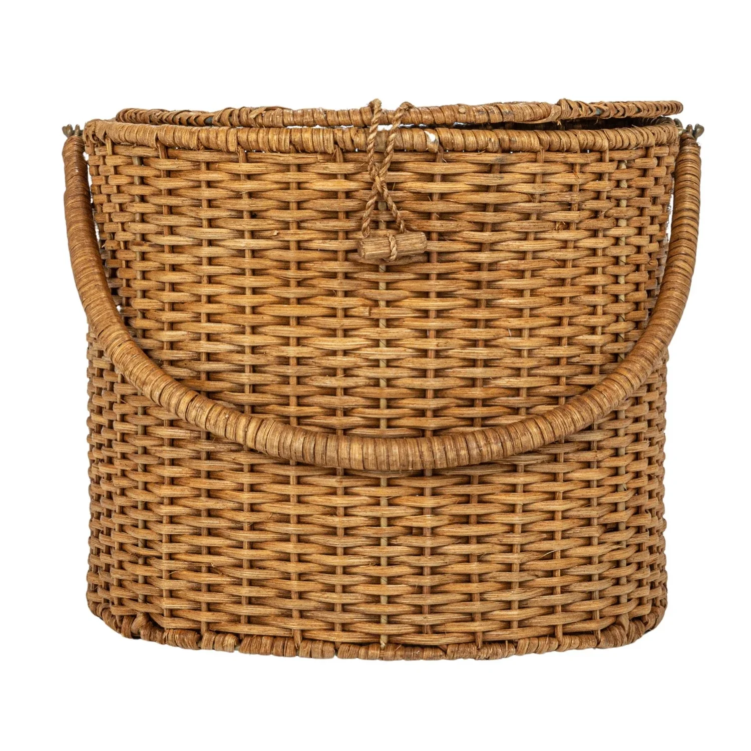 Wicker Picnic Basket with Handles - Image 8