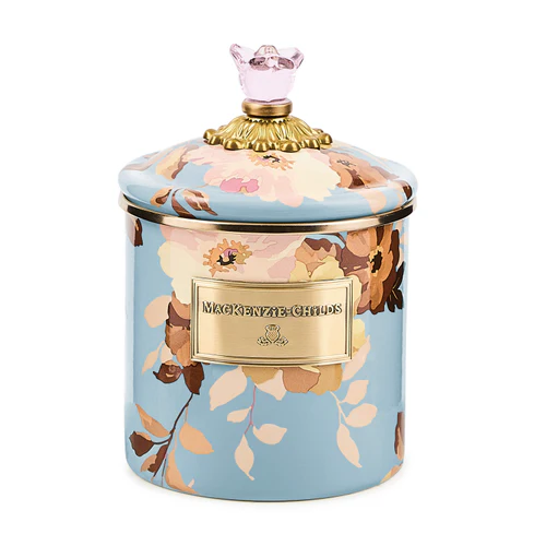 Wild Rose Slate Canister - Small