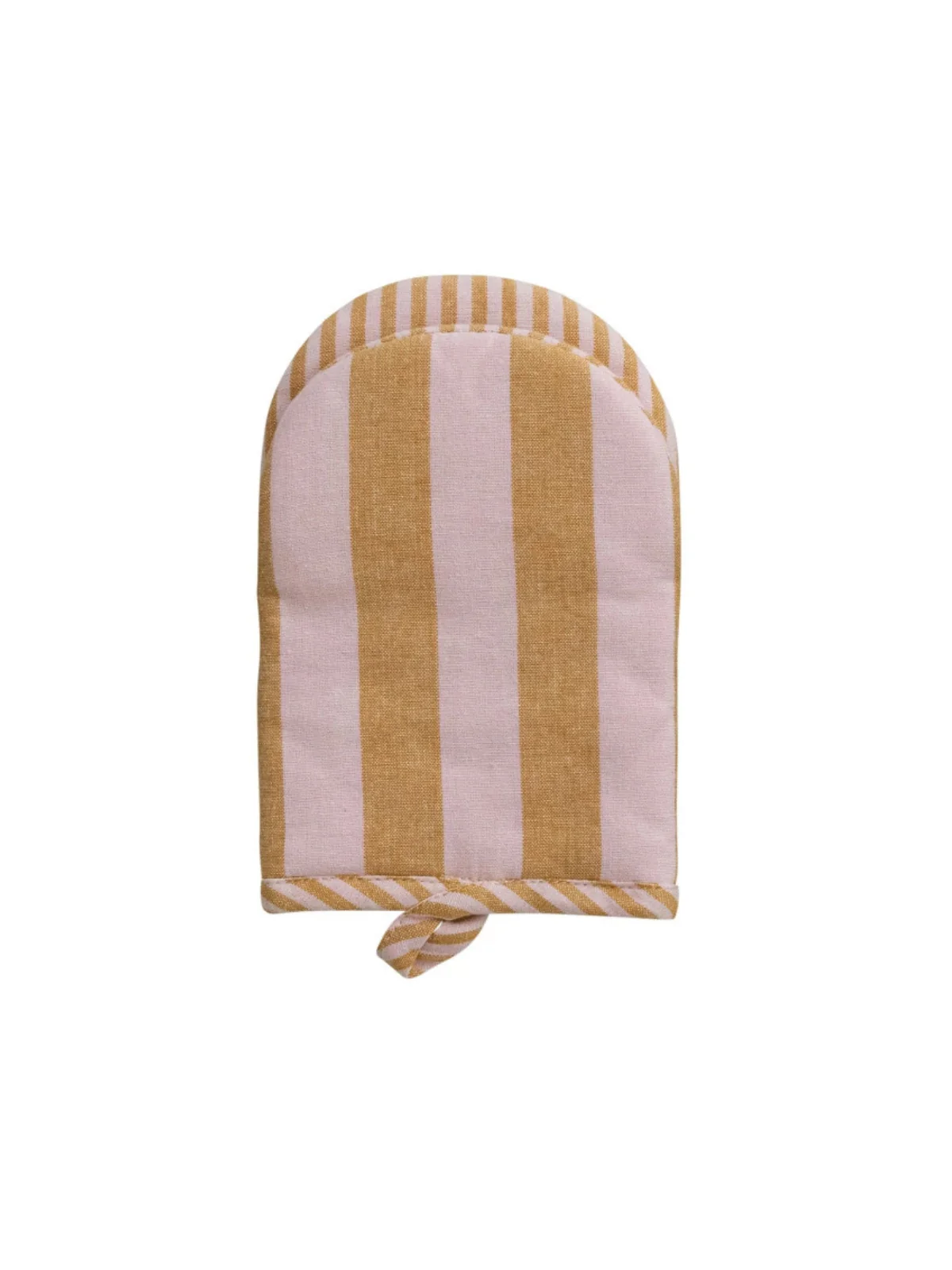 Woven Cotton Striped Oven Mitt - Sold Individually - Image 3