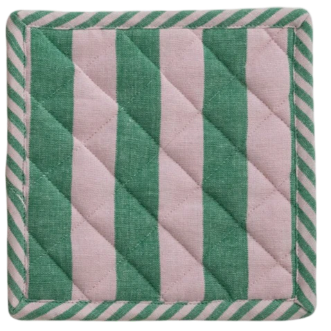 Woven Cotton Striped Pot Holder - Image 4