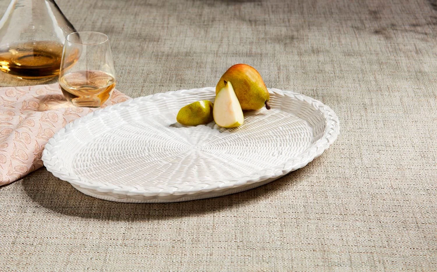 Woven Stoneware Platter - Image 2