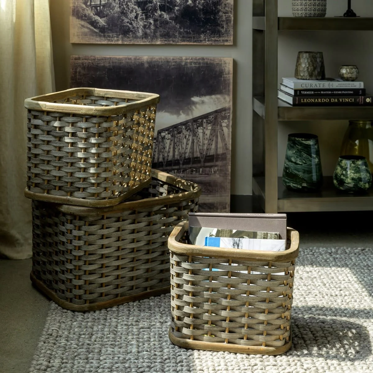 Woven Storage Basket - Image 3