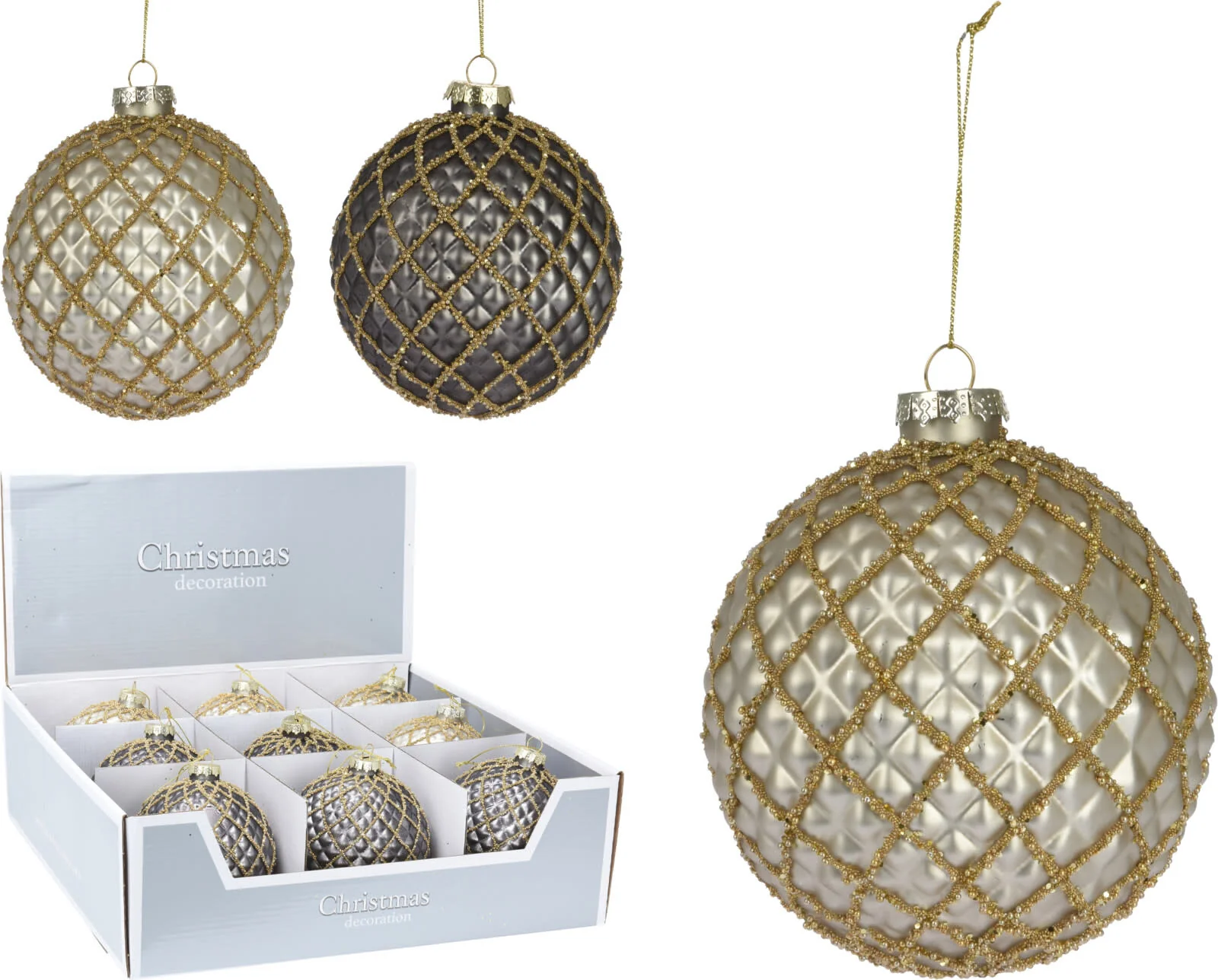 Xmas Ball 100MM Glass